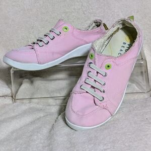 Women's Vionic Beach Pismo Pink Lifestyle Slip-on Sneakers, Casual, Athleisure 8